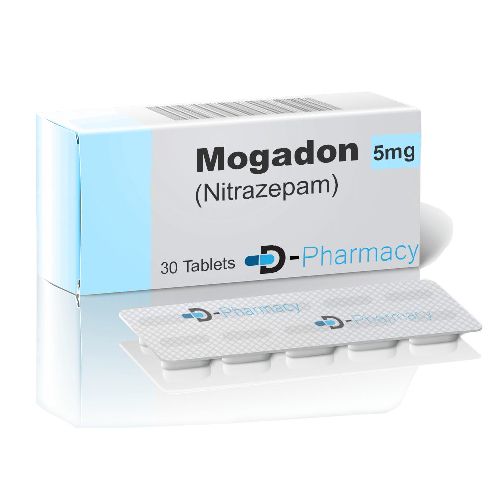 Shop Mogadon or Nitrazepam 5mg Online from D-Pharmacy
