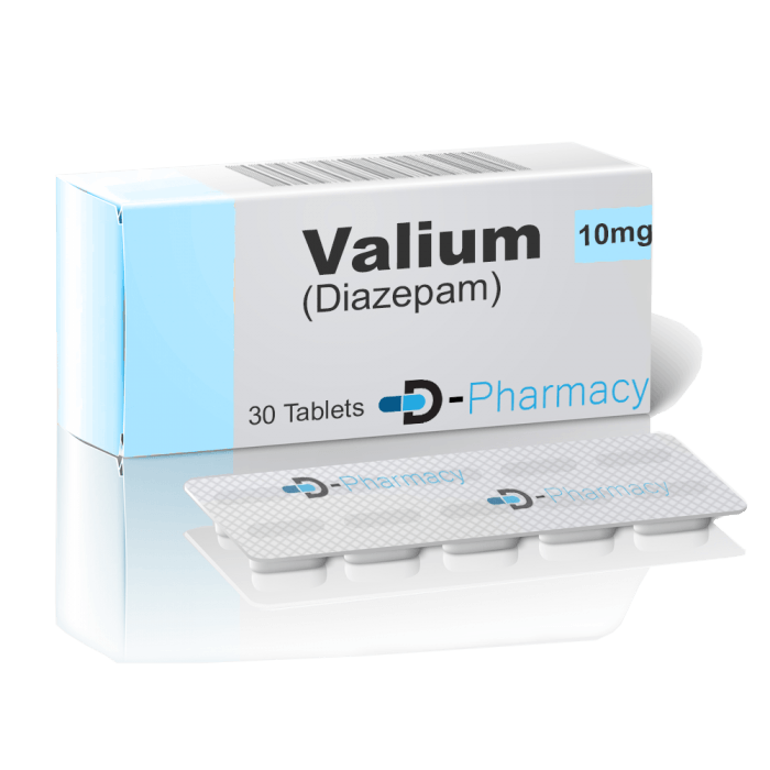 Shop Valium or Diazepam 10mg Online from D-Pharmacy