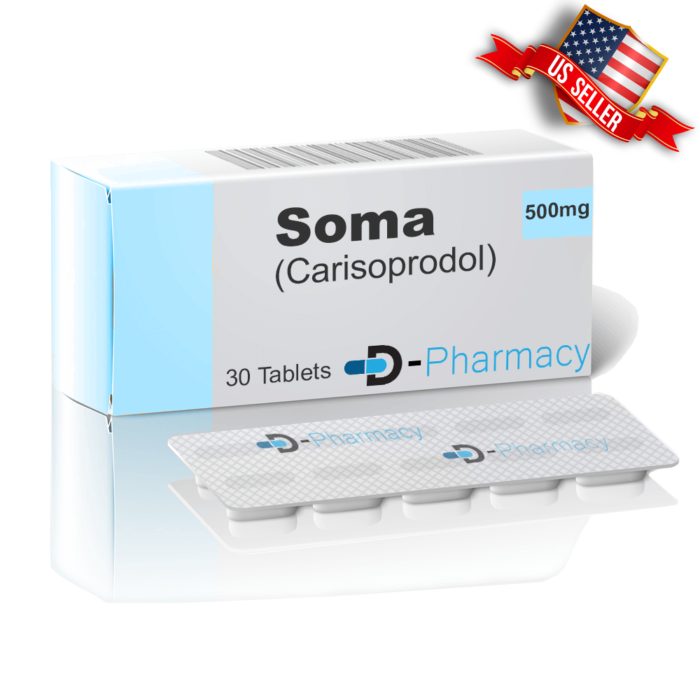 Buy Soma in USA Carisoprodol 500mg Online from D-Pharmacy USA Seller
